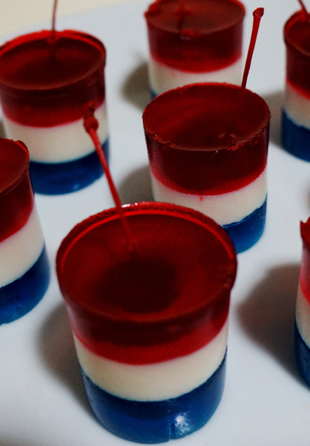 赤・白・青の三色ジェロ (JELL-O) 3