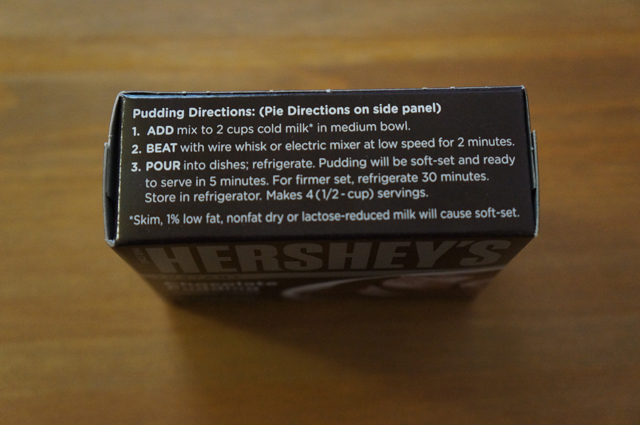 Hershey's Chocolate Pudding 2