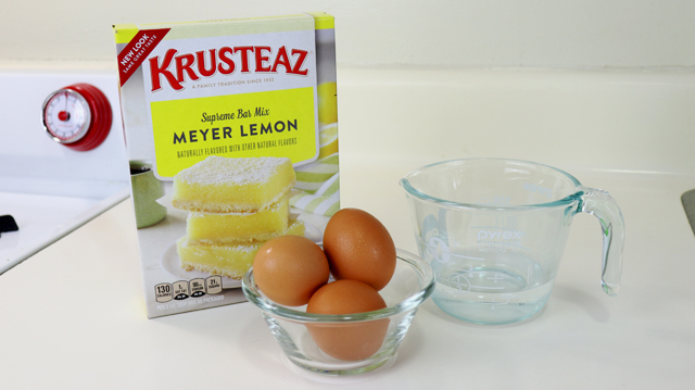 クラスティーズ (KRUSTEAZ) のレモンバーを 作ってみた！ 2