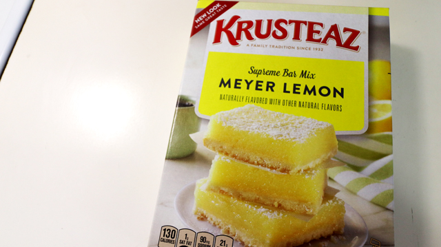 クラスティーズ (KRUSTEAZ) のレモンバーを 作ってみた！ 4